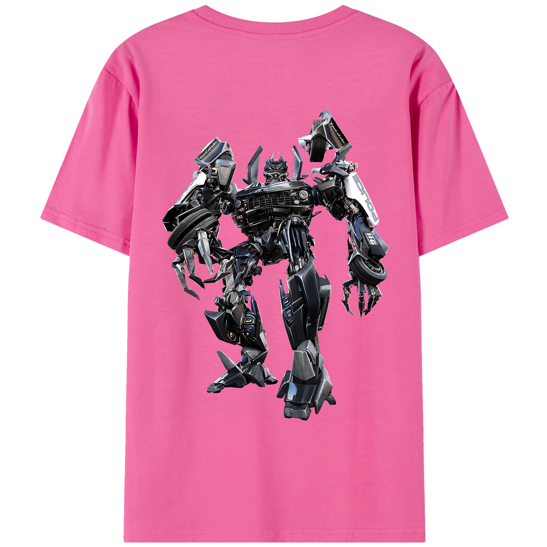 （画像用） Transformers トランスフォーマー レディース半袖Tシャツ(バックプリント)